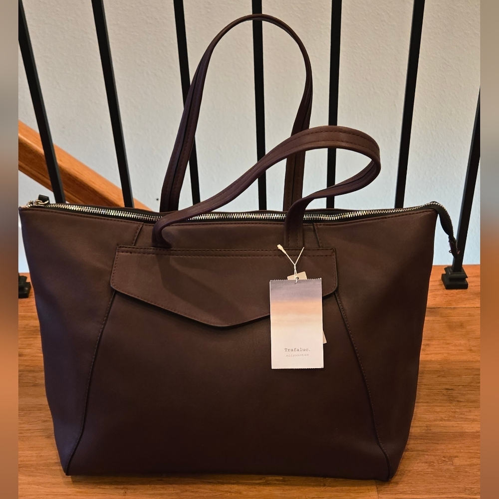 Zara Trafaluc Zip Tote Bag